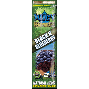 Juicy Hemp Wraps - Black N´ Blueberry
