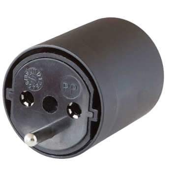 Fixadapter Schuko auf CH - 3-polig