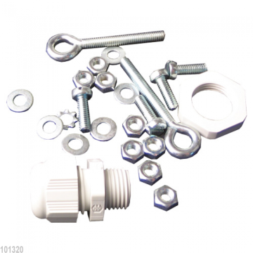 Schraubensatz mit Kabelverschraubung, Größe M4