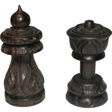 Räucherstäbchenhalter India Wood Schwarz