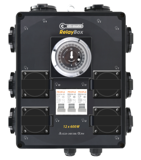 CLI-MATE RelayBox Zeitrelais - 12x600W